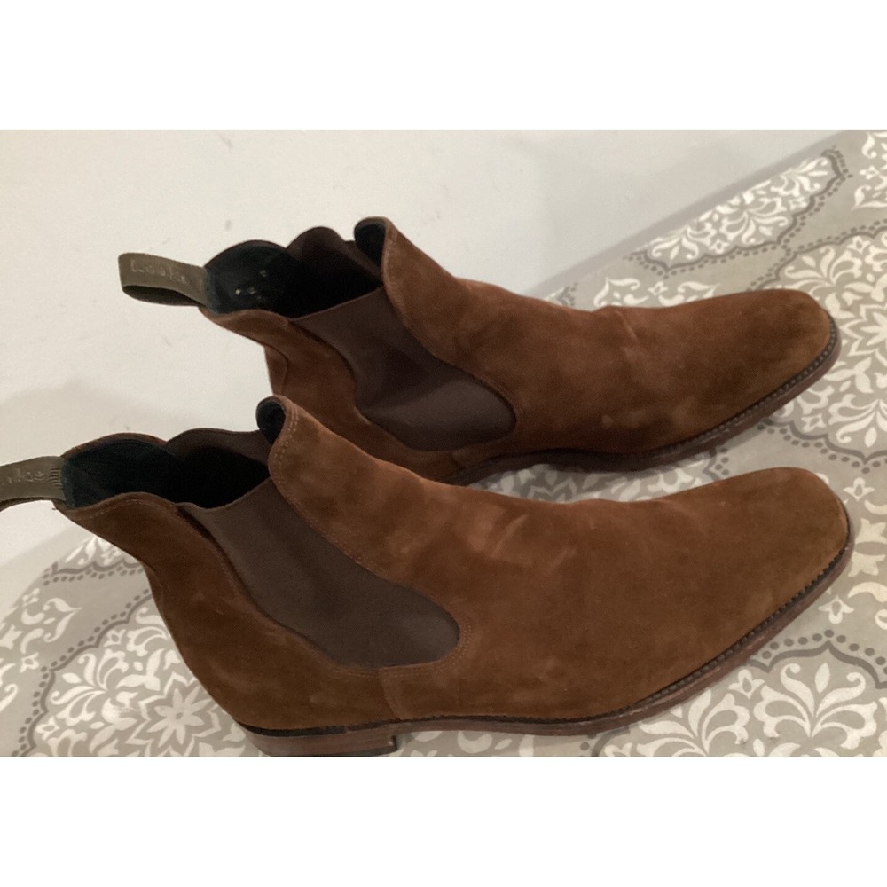 LOAKE MITCHUM Size 8 UBROWN SUEDE  BOOT. Nice